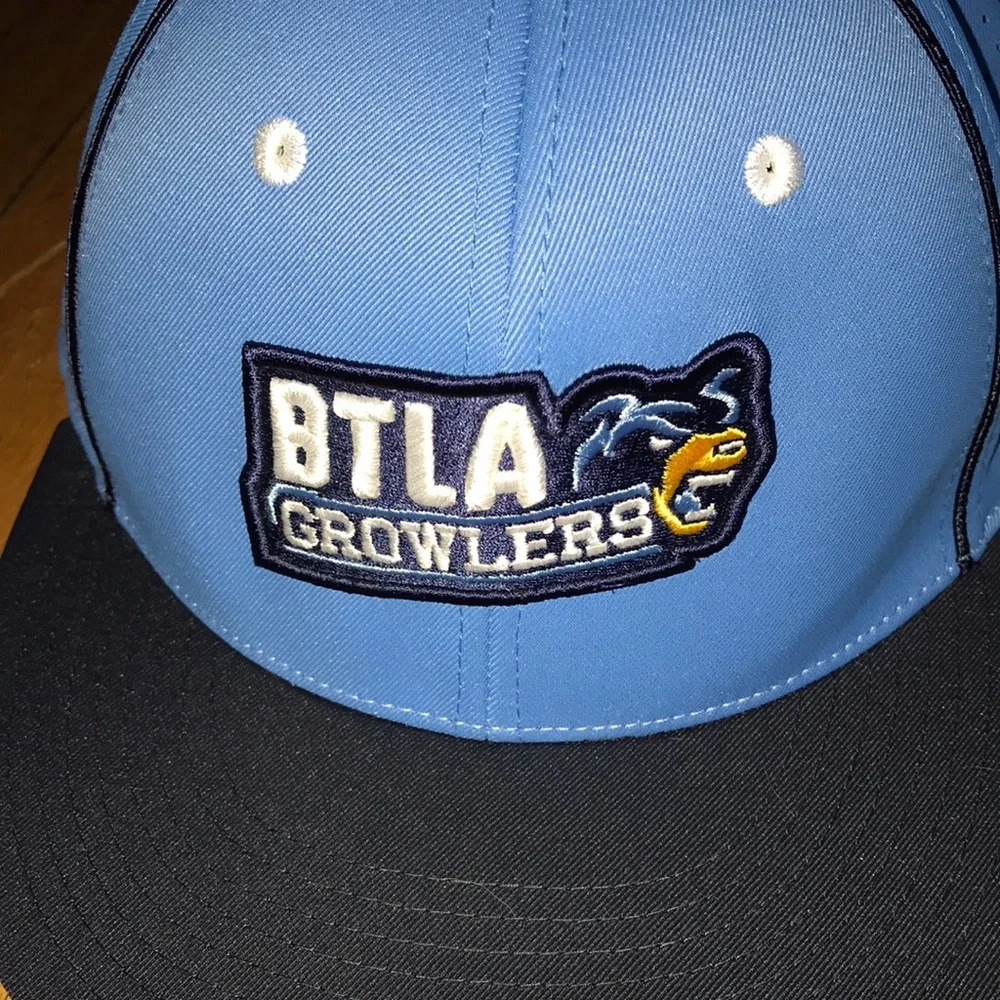 BTLA Growlers Light Blue and Navy Snapback Hat